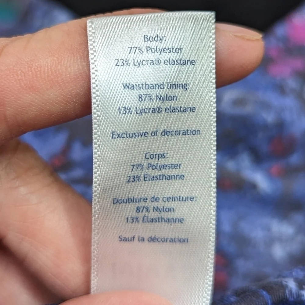 Ivivva by Lululemon Girl's Printed Leggings Sz 10